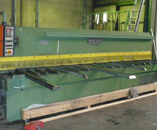 Hydraulic guillotine shear Wieger Delta II 4.0/40
